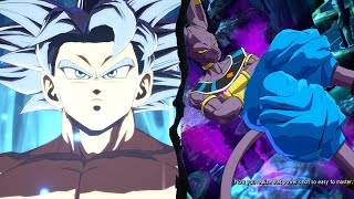 MUI Goku ADMITS Hes INFERIOR To Beerus🥺 DB FighterZ DB Legends amp DBXV2 [upl. by Marsland]