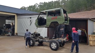 Mercedes G w460 1980 Restoration and engine swapProject G 29 TD Part 1 [upl. by Sabu]