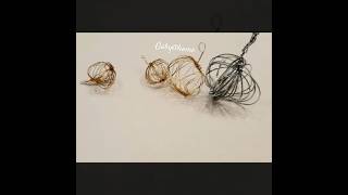 Mini Kürbisanhänger wire tutorial anleitung halloween diy [upl. by Adnaloy]