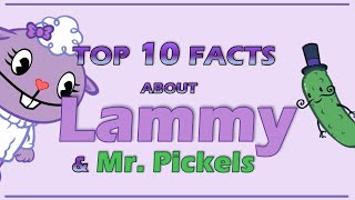 Top 10 Facts About LAMMY amp MR PICKELS From Happy Tree Friends Character review [upl. by Borchert886]