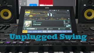 Korg Pa5x  Unplugged Swing  Jazz Category  Style Element  OS V 130 new sound [upl. by Tala]