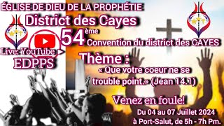 service conquerant du District des cayes 54eme convention annuelle a PORTSALUT [upl. by Plossl]