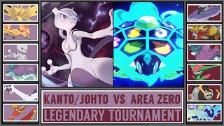 KANTOampJOHTO vs AREA ZERO  Legendary Pokémon Regions Tournament Battle 3 [upl. by Ervine]