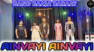 AINVAYI AINVAYI SONG DANCE  band baaja baraat  Dance Choreography The Target Dance Studio dance [upl. by Aissela59]