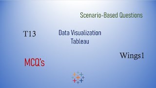 T13 Tableau  MCQ Scenario Based Questions  Wings1 [upl. by Koeppel932]