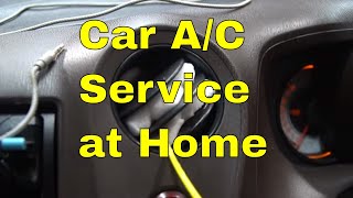 How to service Car ac at Home 2 Steps only  कैसे करे घर पर कार AC Service [upl. by Krall532]