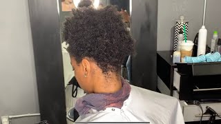 TENSION ROLLERS ON SHORT HAIR [upl. by Atekan]