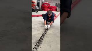 Suction twisted pipe installation process Goodtools and machinery make work easy [upl. by Diandre326]