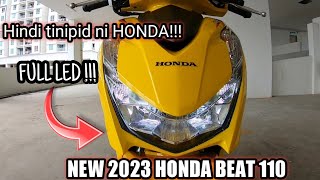 NEW 2023 HONDA BEAT 110 MODEL SPECS AND FEATURES REVIEW GRABE SI HONDA [upl. by Ardnait]