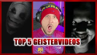 TOP 5 GEISTERVIDEOS und du schläfst fix nicht ein  REACTION  32 [upl. by Bernarr642]