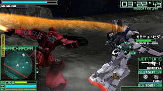 Gundam Battle Chronicle ガンダムバトルクロニクル ULJS00122 PPSSPP Gameplay ティターンズ編  月の裏側 [upl. by Gilroy]