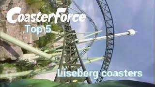 Top 5 Liseberg coasters [upl. by Enogitna]