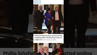 Schofield SCHMOOZES 👀 phillipschofield celebrity shortsfeed shortsyoutube [upl. by Mortie]