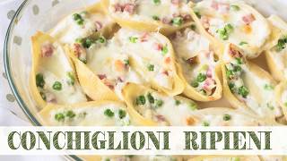 CONCHIGLIONI RIPIENI AL FORNO  Ricetta della Domenica  Semplice e Veloce [upl. by Frankie707]