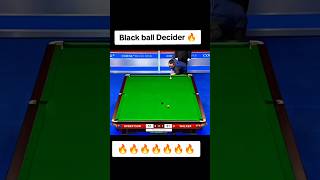 Black ball decider 🔥💯 trendingshorts snooke snookerplayer shots pool snooker 8ballpool [upl. by Etnaid]