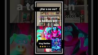 Sing Thriller  ¿Ver o no ver peliculas sing thriller michaeljackson [upl. by Vowel]