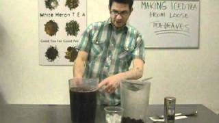 Making Quick Brewed Iced Tea from Loose Tea Leaves [upl. by Chauncey]