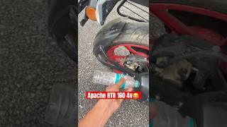 Apache RTR 160 4v😂  bike ride 🏍️ TVS apache  shorts youtubeshorts shortsviral shortfeed [upl. by Refinaj164]