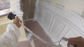 Finished Spraying the Wainscot [upl. by Giark]