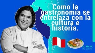 🇵🇪🍽HISTORIA de la GASTRONOMÍA PERUANA en 8 minutos🇵🇪🍽  El Mapa de Sebas [upl. by Weirick]