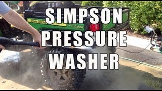 Simpson MS31025HT MegaShot 3100 PSI Pressure Washer  Review [upl. by Glinys447]