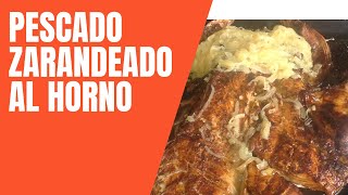 Pescado ZARANDEADO al HORNO [upl. by Nyrok]