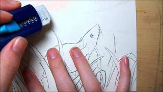 Copic Marker Tutorial CloseUp Grass Part 1 [upl. by Maitilde759]