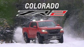 2018 Chevrolet Colorado ZR2 Review  Offroad Jumps and Drifts [upl. by Aisekal]