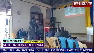 PASTORS APPRECIATION SABBATH  LANGAS DISTRICTELDORET [upl. by Hsirt]