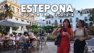 Estepona Spain Wonderful Town Summer 2024 September Update Costa del Sol  Málaga 4K [upl. by Eudo651]