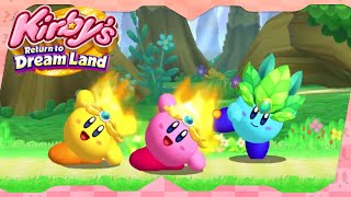 Kirbys Return to Dream Land Walkthrough ᴴᴰ  Level 1 All Energy Spheres [upl. by Bore]