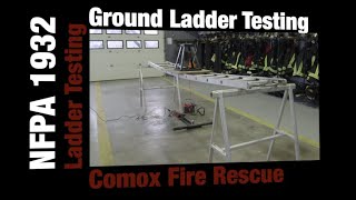 Comox Fire Rescue  Ladder Testing [upl. by Adaminah]