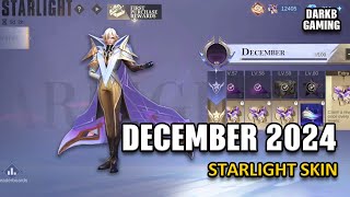 December 2024 Starlight Skin  November 2024 Starlight Skin  Mobile Legends [upl. by Mensch]