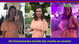 Ola Kwaśniewska chciała być modna na weselu Ból był silniejszy i musiała zdjąć [upl. by Gefell]