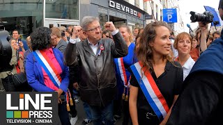 Une partie de la gauche dans la rue contre Emmanuel Macron  Paris  France 07 septembre 2024 [upl. by Odnesor967]