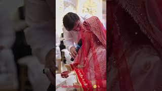 Best Couple Nikkha ceremoney🥰 plzsubscribe wedding love youtubeshort youtubbe fvbv fv short [upl. by Airom]