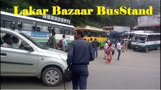 Lakkar Bazar BusStand Shimla [upl. by Orlan]