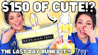 150 of CUTE The Last Day RUINED It  Beekman 1802 Advent Unboxing [upl. by Atnaloj117]