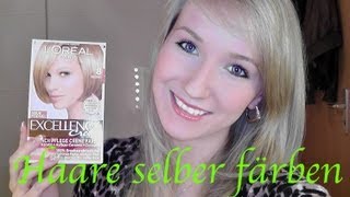 Haare SELBER Färben ♡ Einfach und schnell Zuhause  Tutorial [upl. by Irep]