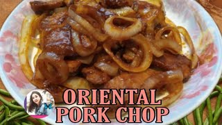 HOW TO COOK YUMMY ORIENTAL PORK CHOP Chinese Style  cooking food ShaneRock143 [upl. by Kaia]