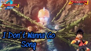 Boboiboy Movie 2  I Dont Wanna Go Song  AMV [upl. by Beichner]