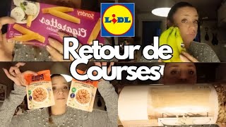 Retour de Courses Lidl 🛒🛒🛒 [upl. by Tonry374]