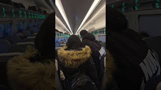 BOARDING MY TRAIN TO COVENTRY CLASS 805009 ARRIVING INTO RUGBY 11TH NOVEMBER 2O24 [upl. by Hars595]