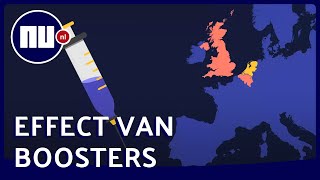 Is het effect van de boosterprikken al zichtbaar in Europese landen  NUnl [upl. by Kirad]