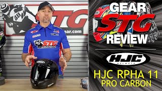 HJC RPHA 11 Pro Carbon Review  Sportbike Track Gear [upl. by Eylk]