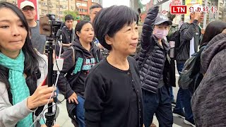 民眾黨「反霸凌、護勞權」大遊行 陳佩琪現身打氣（台灣民眾黨提供） [upl. by Nosduh]