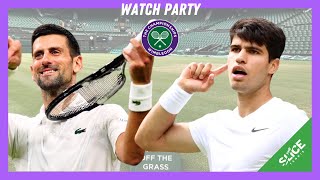 WATCH PARTY Djokovic vs Alcaraz  Wimbledon 2024 Mens Final [upl. by Rosemarie]