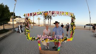 Magaluf evening walk Mallorca Majorca  27th May 2022 [upl. by Magnus]