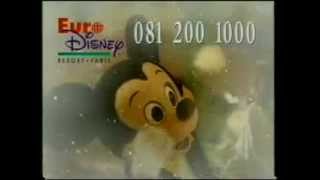 Vintage Euro Disneyland TV Commercial UK 1994 [upl. by Nyra489]