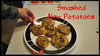 Easy Smashed Potatoes  Oven Baked amp Crispy [upl. by Mattias]